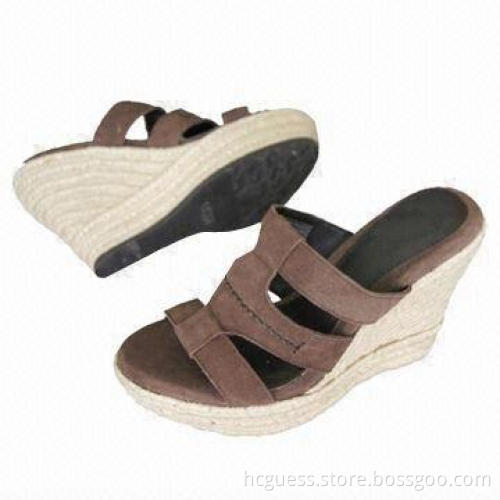 2013 New fashion high-heeled slippers for women, genuine leather